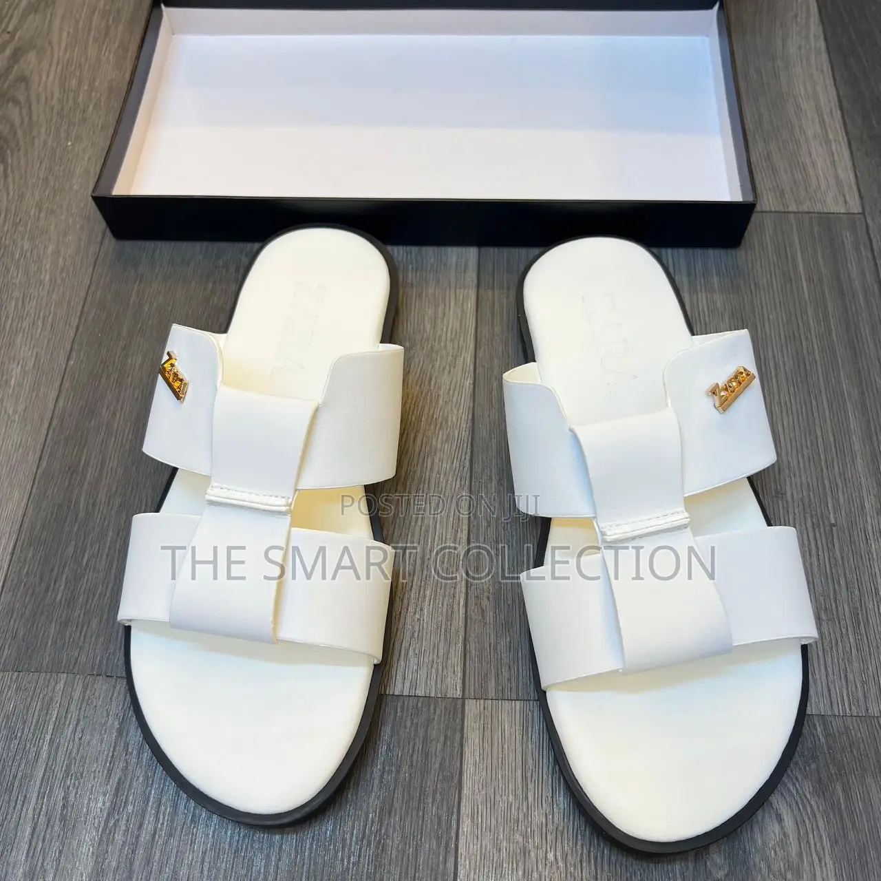 Zara White Sandal