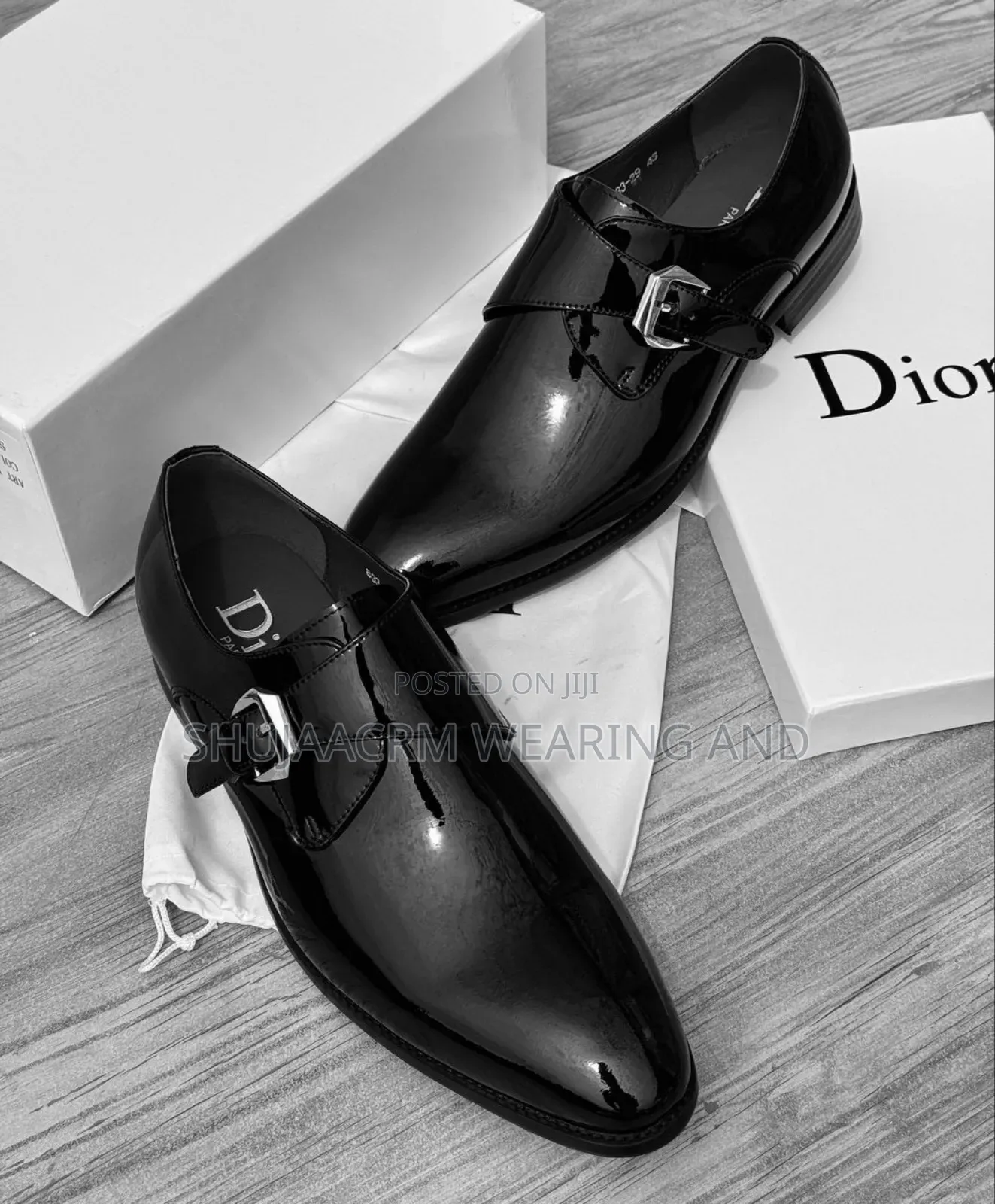 Dior Quality Leather Shoes/Viatu Vya Ngozi Original