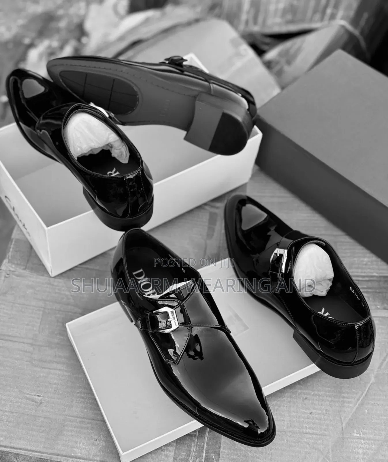 Dior Quality Leather Shoes/Viatu Vya Ngozi Original