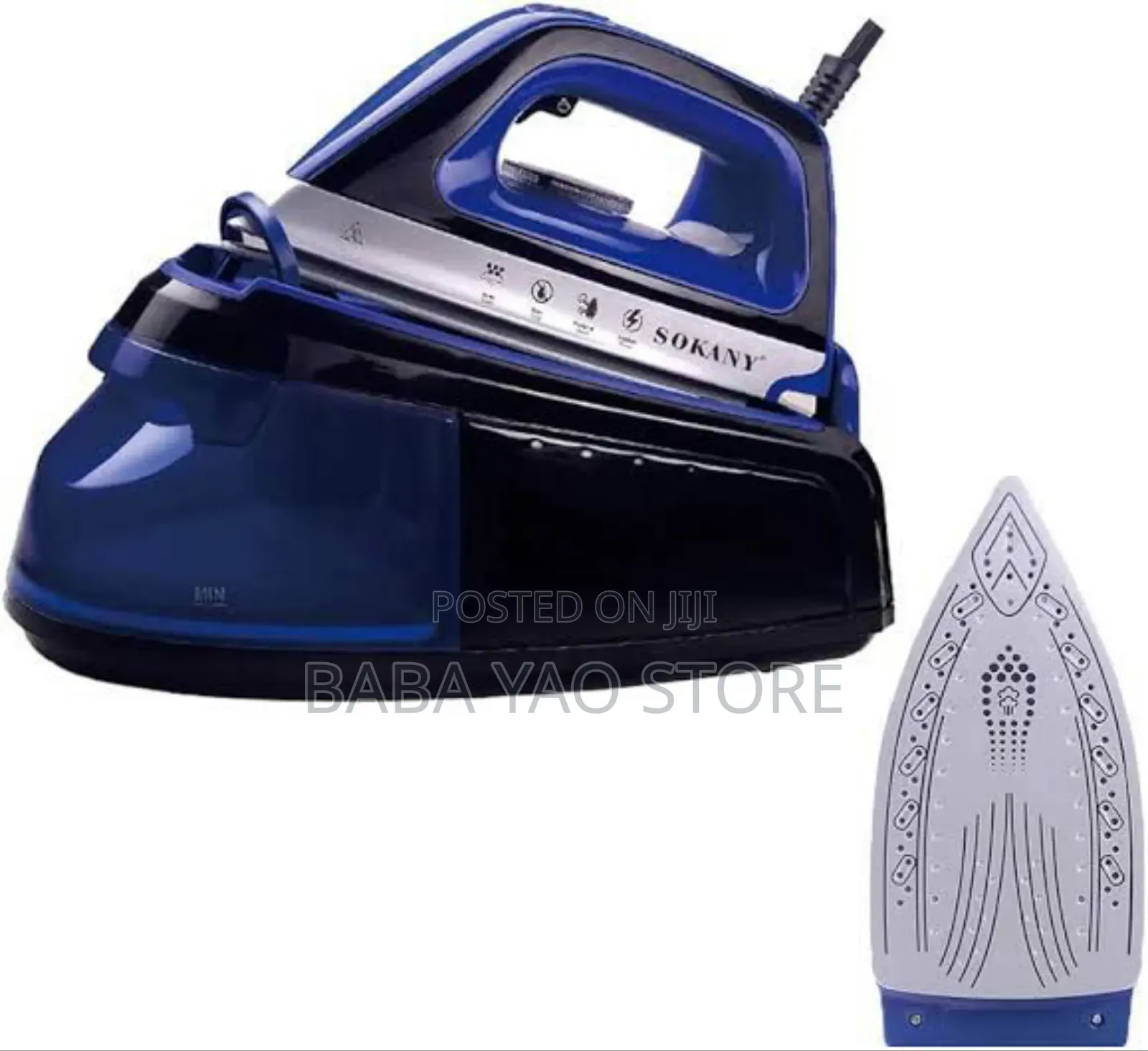 Sokany 100% Original Garments Care Steam Iron Press Iron