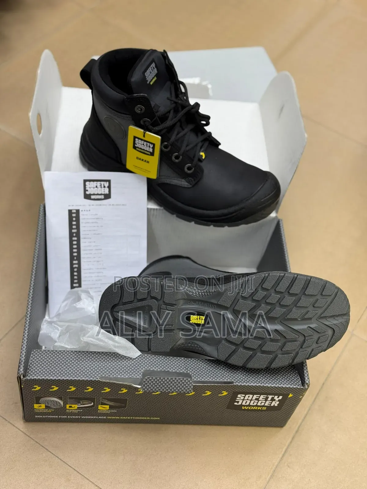 Mens Boots Safety Jogger Aron Original