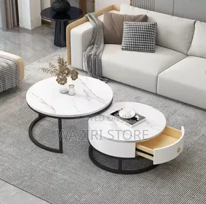 Coffee Table With Draw (Two Pieces)