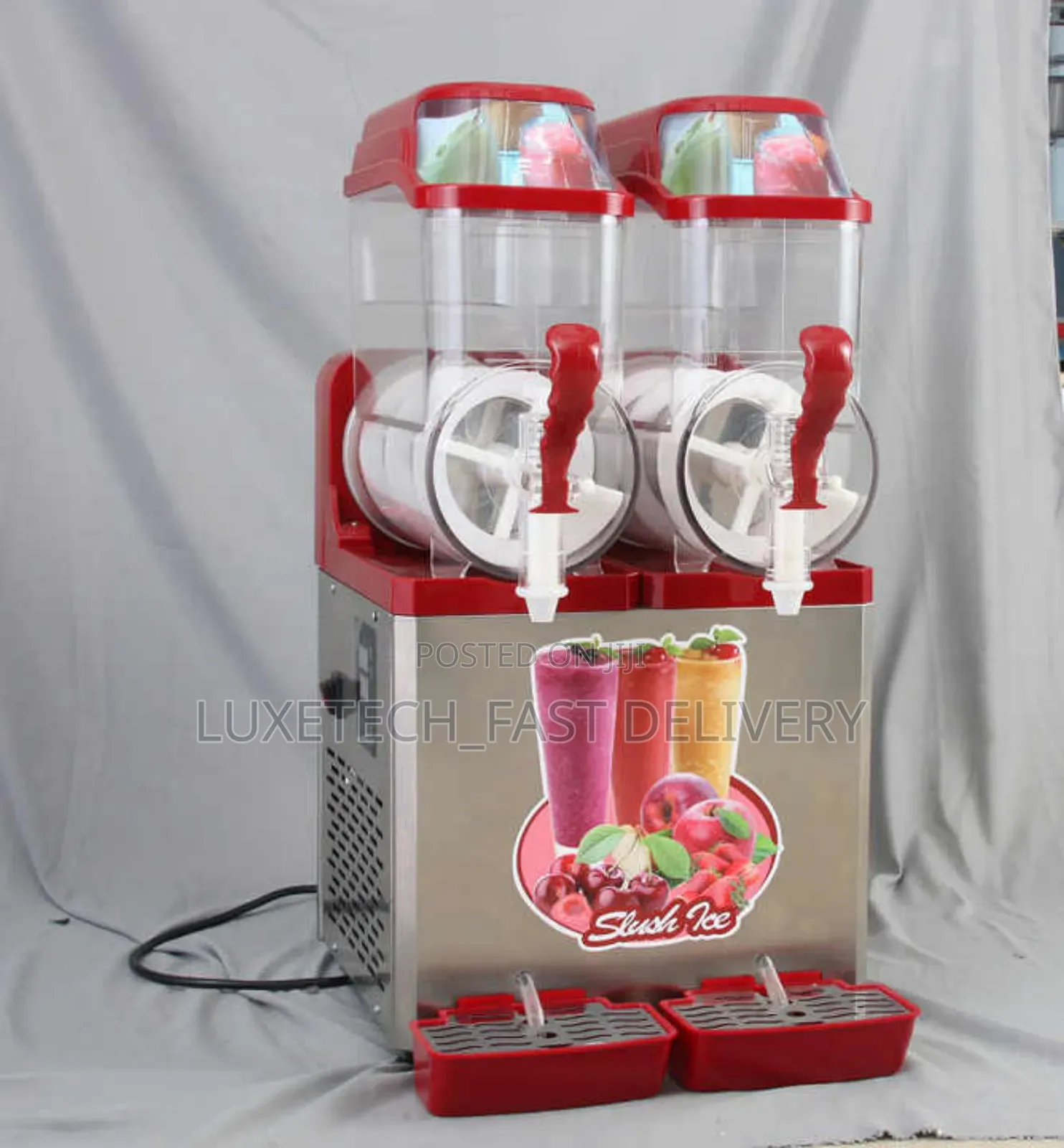 Commercial Slush Machine 2 Tanks Frozen Drink Slushy Maker