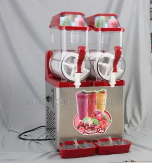 Commercial Slush Machine 2 Tanks Frozen Drink Slushy Maker