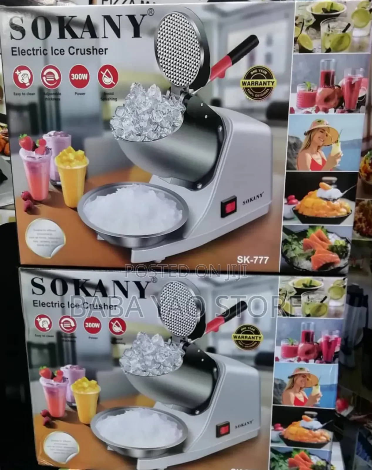 Sk-777 Intelligent Household Electric Ice Crusher.