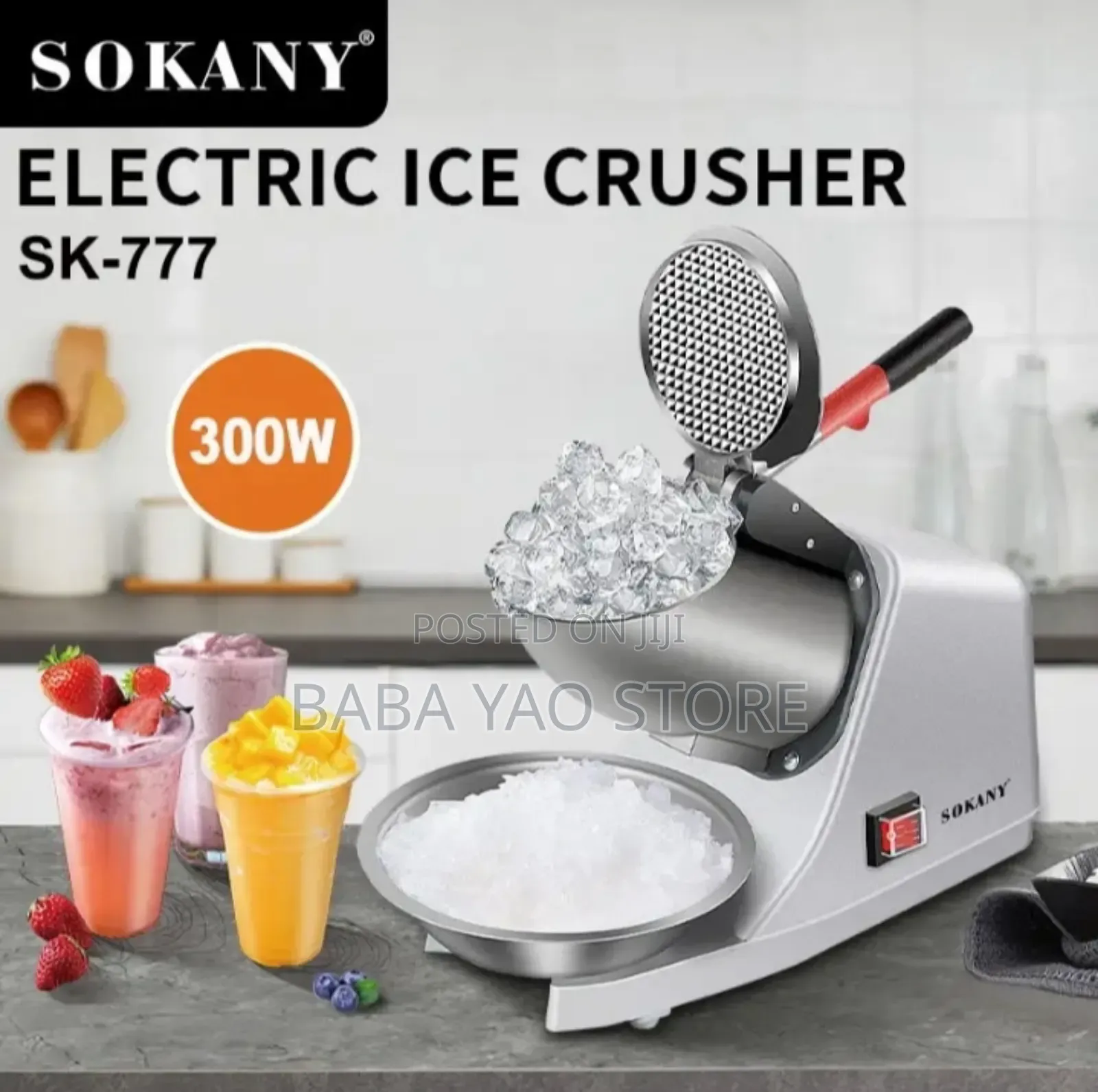 Sk-777 Intelligent Household Electric Ice Crusher.