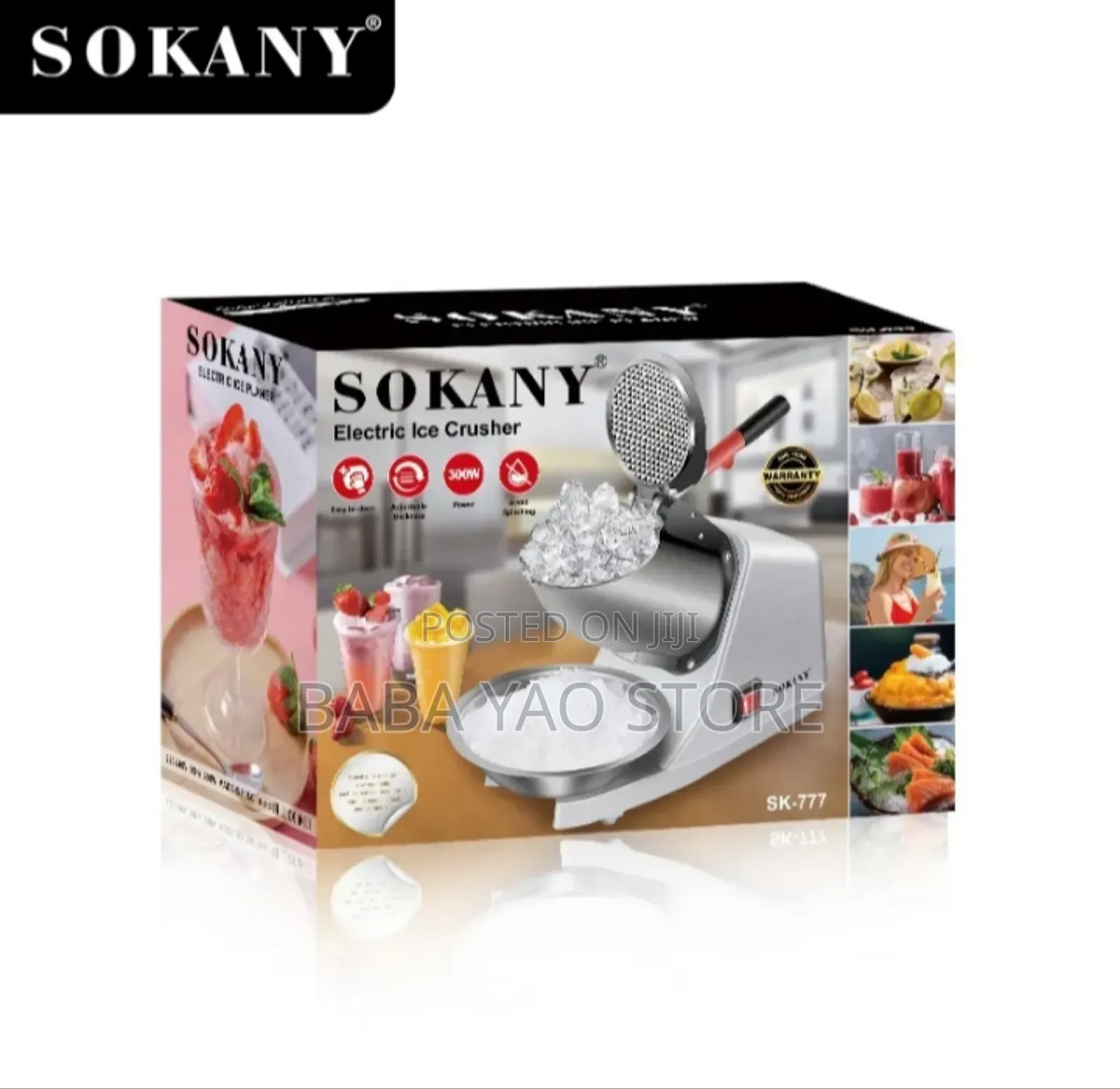 Sk-777 Intelligent Household Electric Ice Crusher.