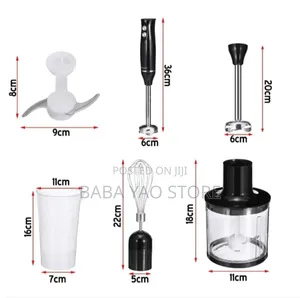 4in1 Sk768-4 Multi Function Kitchen Master Handheld Blender.