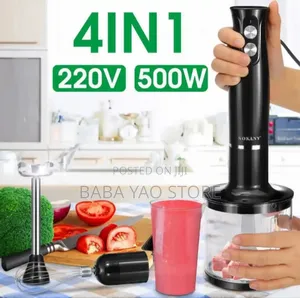 4in1 Sk768-4 Multi Function Kitchen Master Handheld Blender.