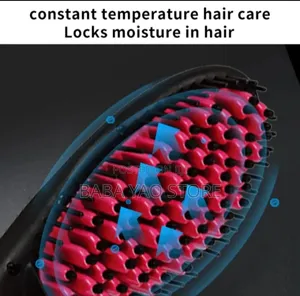 Hs-053 High-Grade Hair Straightener Comb 100% Original.