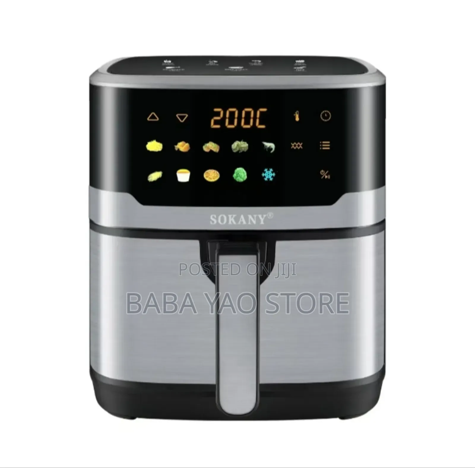 Sk-10048 New Screen Cookware Oil Free Healthy 7.5l Airfryer