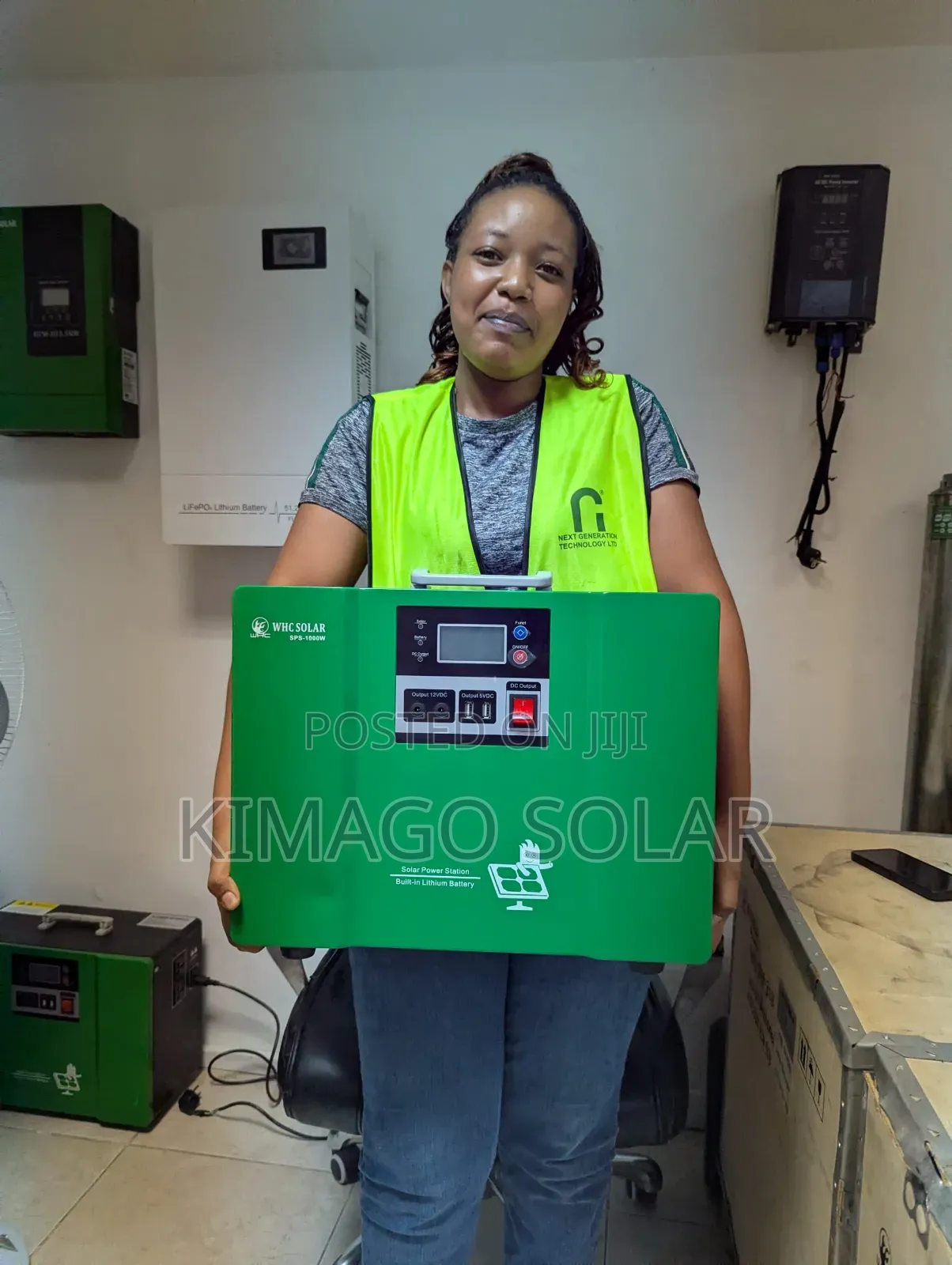Mtambo Solar 500w Washa Taa 10, Charge Simu 10, Tv1 Feni2