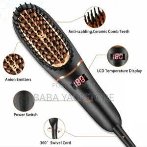 Multi Functional Hair Straightener Brush 100% Original.