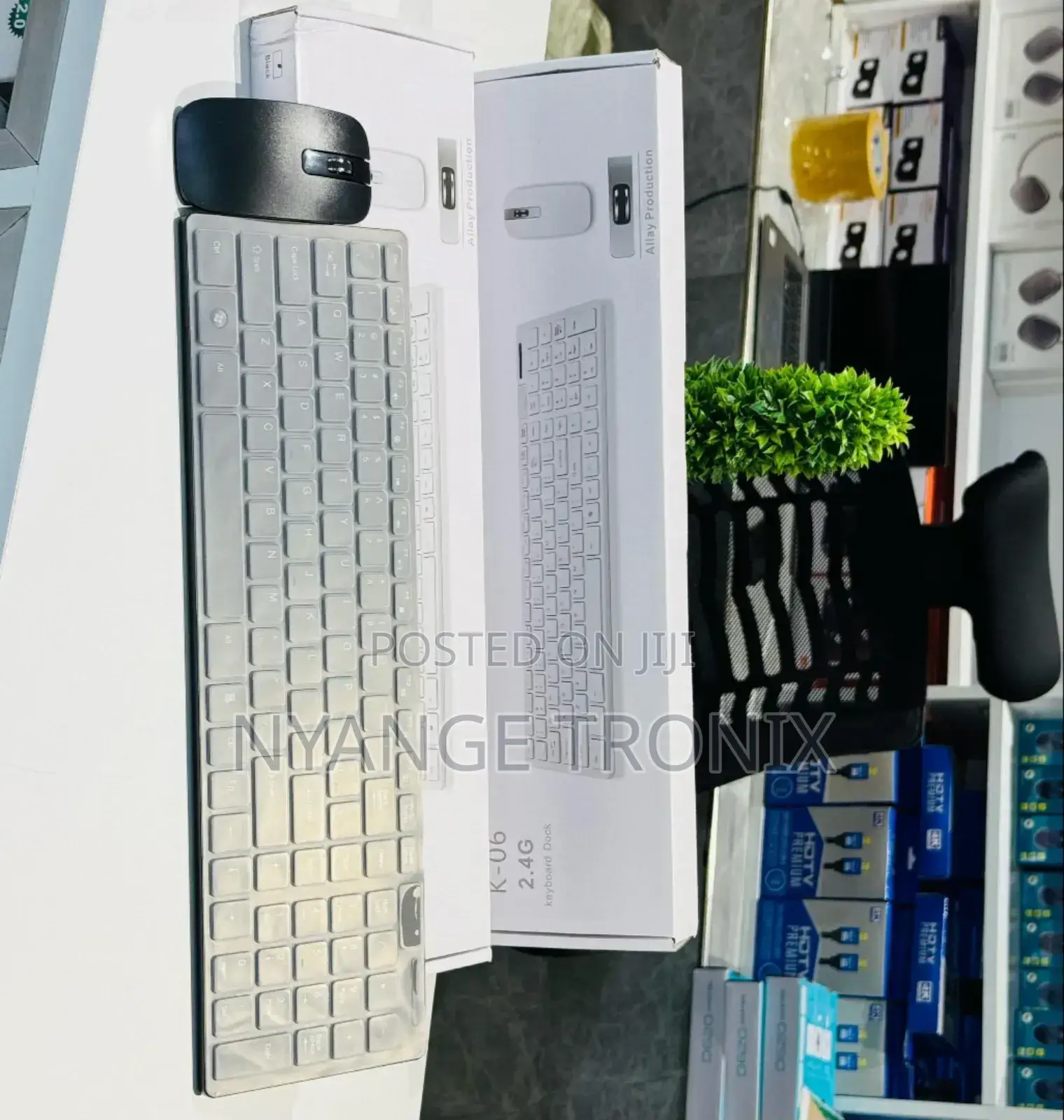 Wireless Keyboard Mouse Comb