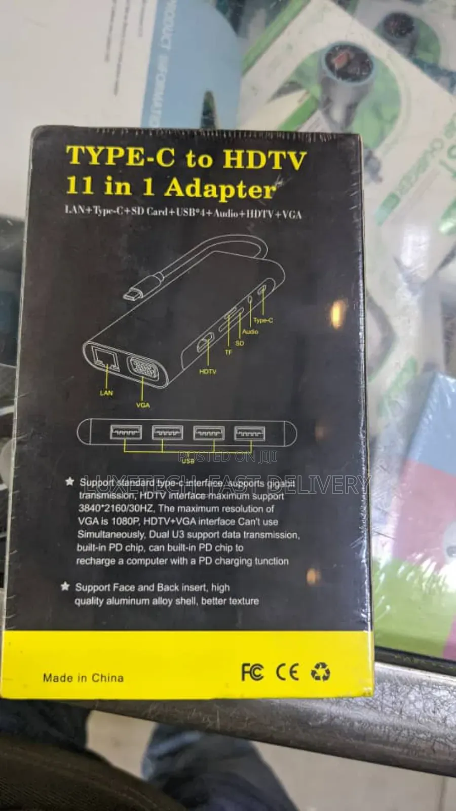 Type-C 11-in-1 Docking Station Usb-C Into Multiple Ports