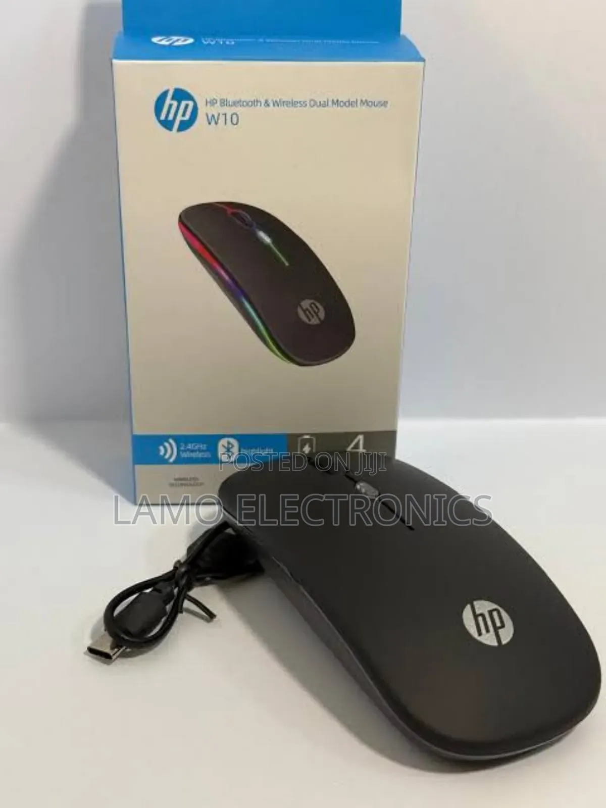 Hp W10 Bluetooth and Wireless Dual Model Mouse
