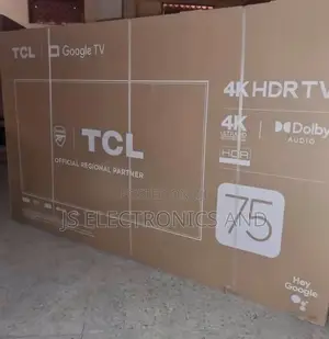 TCL Inch 75 Google Tv and Aiwa Soundbar 450w Wireless