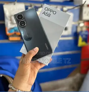 New Oppo A58 128 GB Black