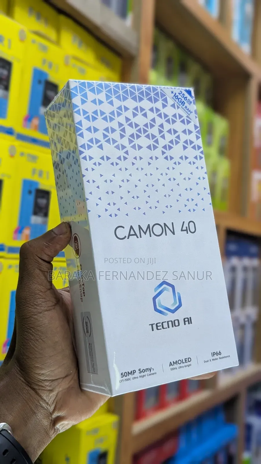 New Tecno Camon 40 256 GB Gray