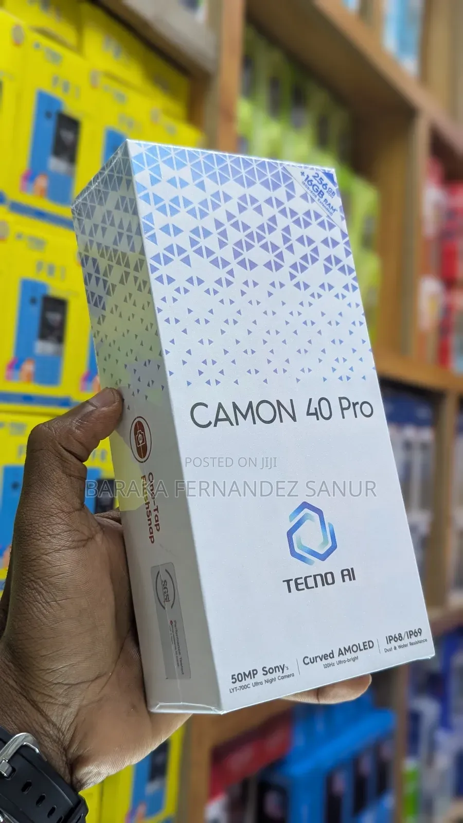 New Tecno Camon 40 Pro 256 GB Black