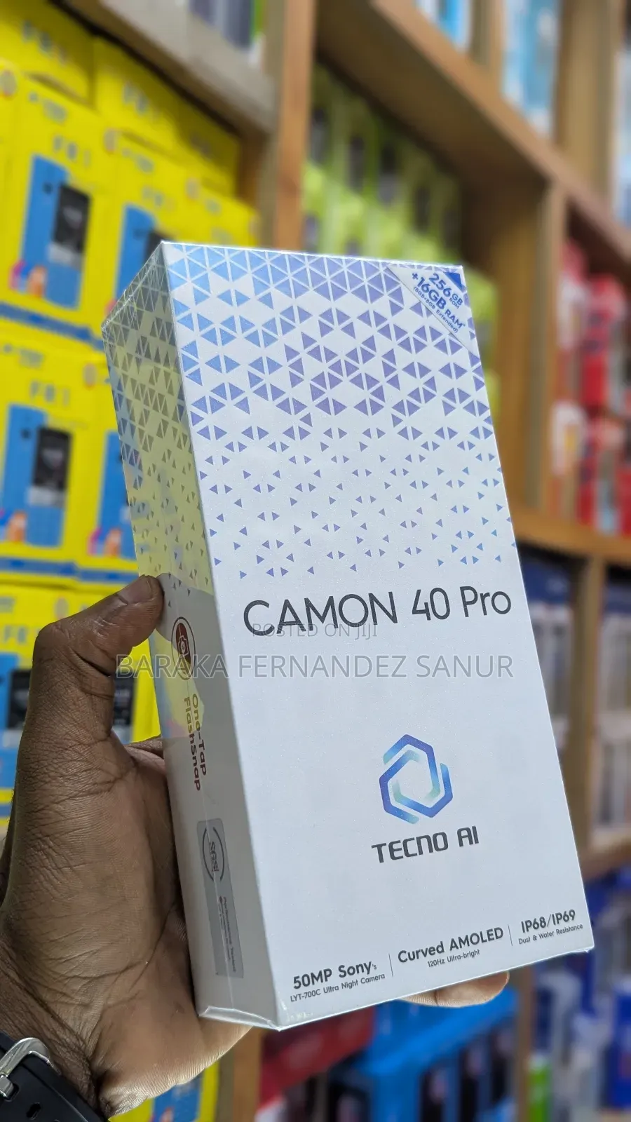 New Tecno Camon 40 Pro 256 GB Black