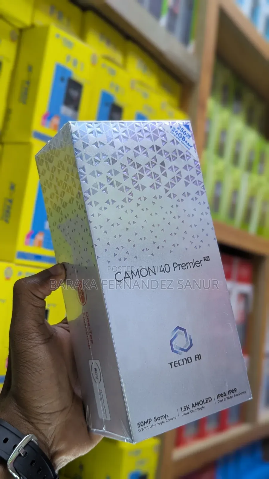 New Tecno Camon 40 Premier 256 GB Blue