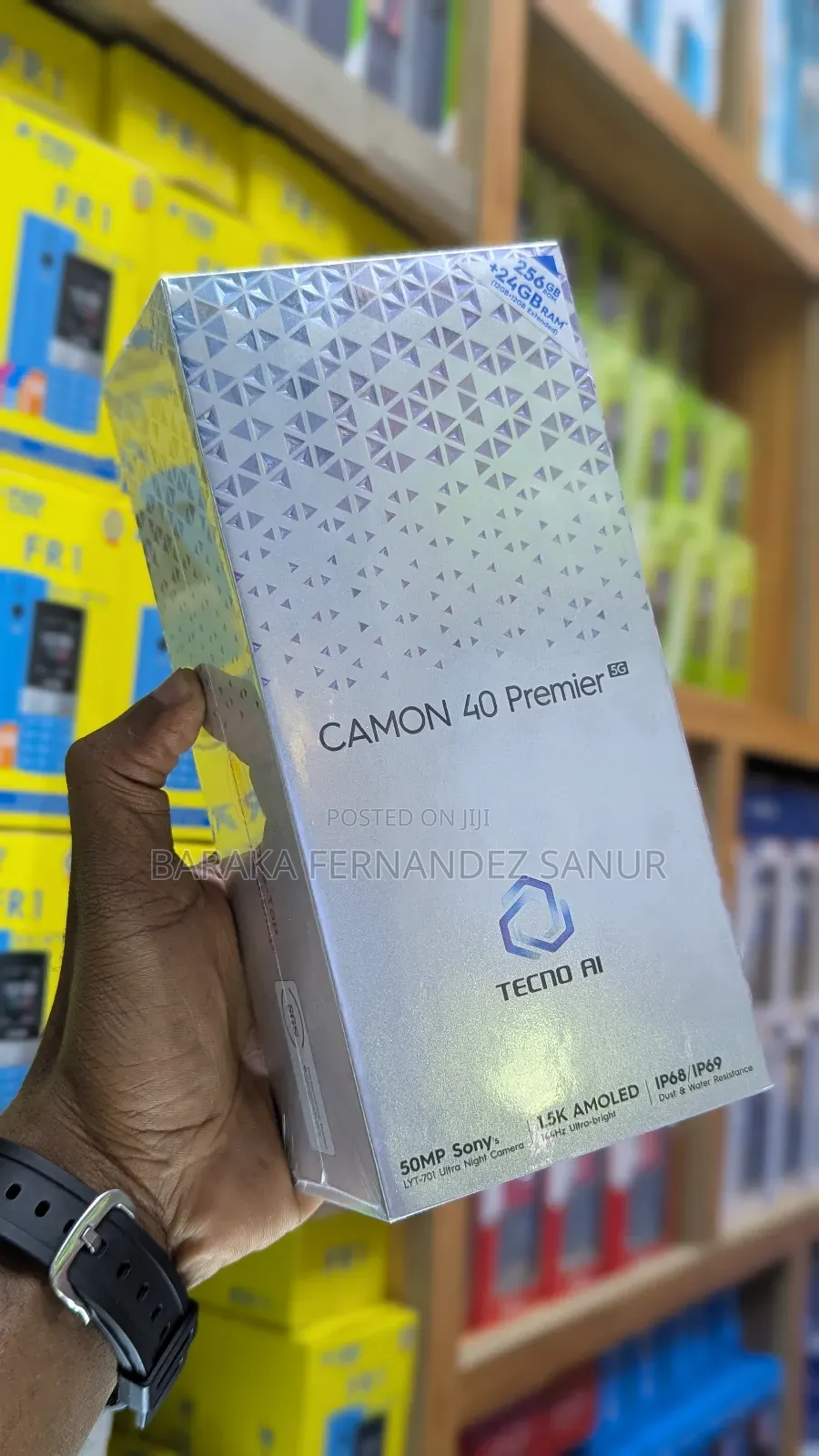 New Tecno Camon 40 Premier 256 GB Blue