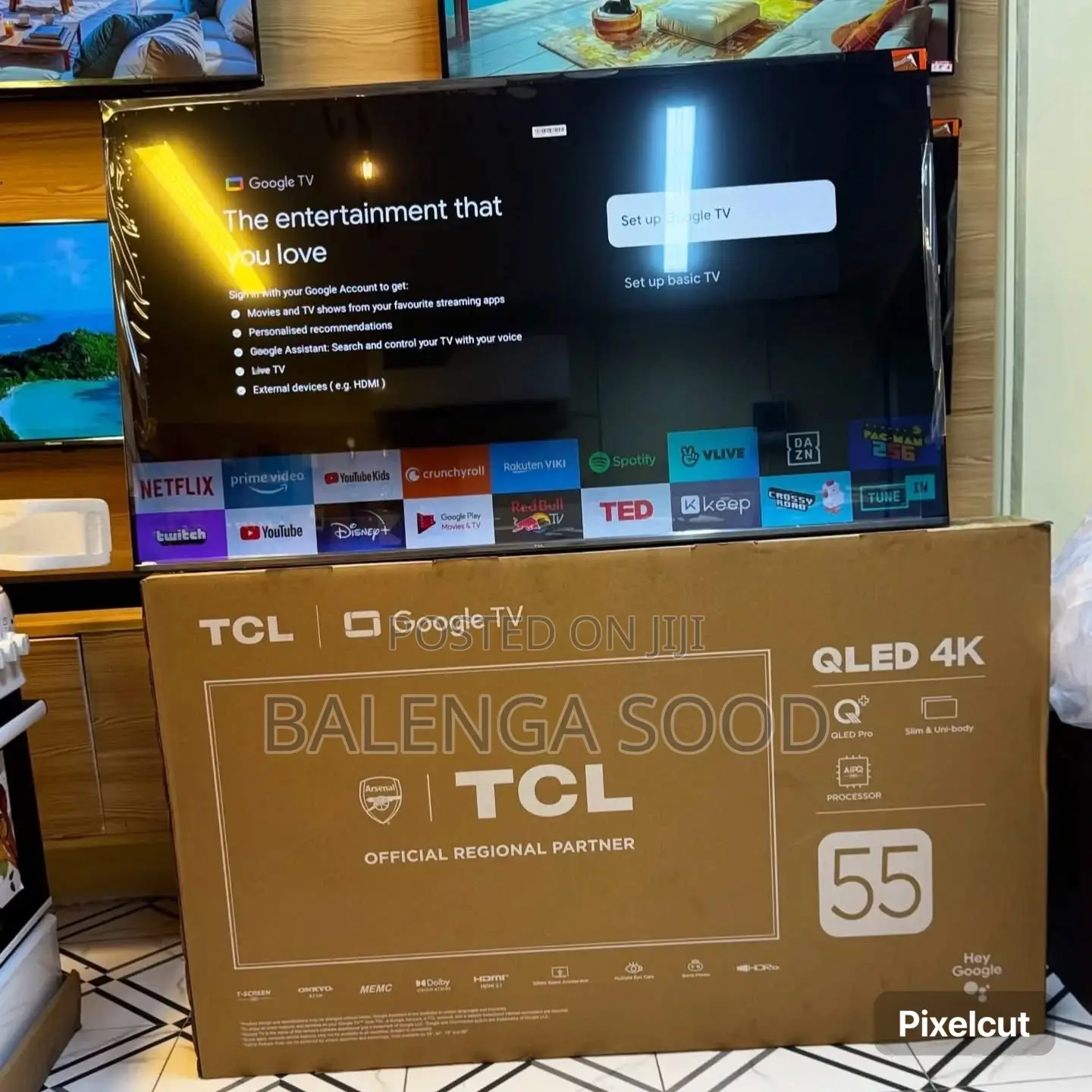 TCL Smart Qled Tv Inch 55 + Bluetooth