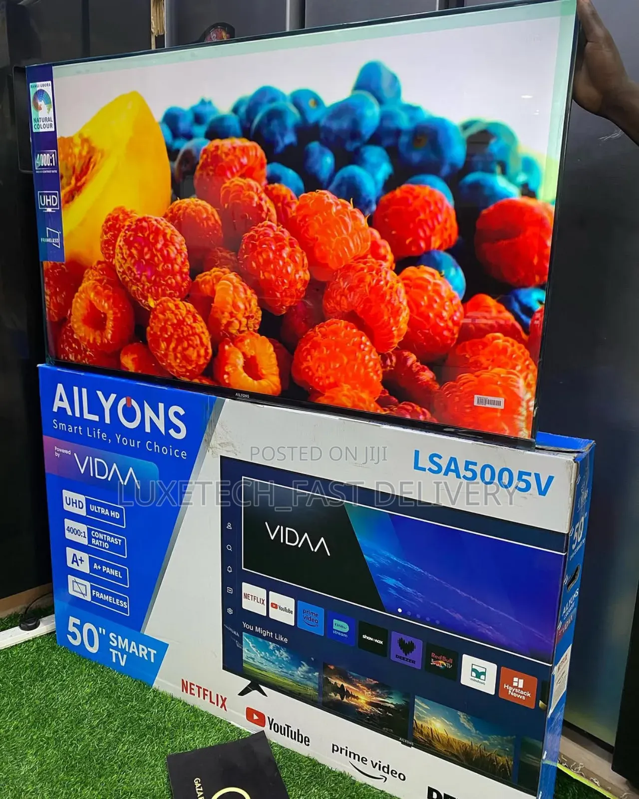 Ailyons 50-Inch Smart Uhd Vidaa Os
