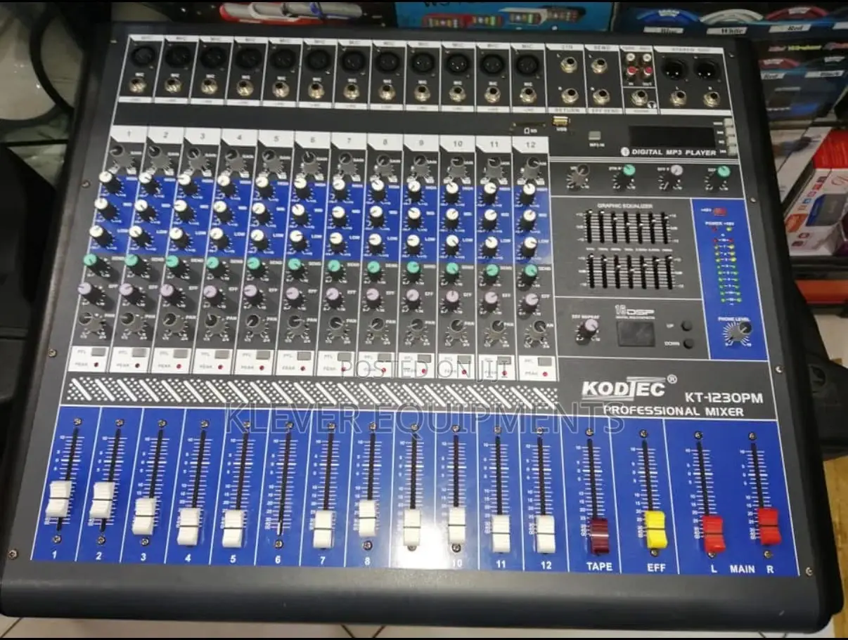 Kodtec 12channel Power Mixer Model: Kt-1230