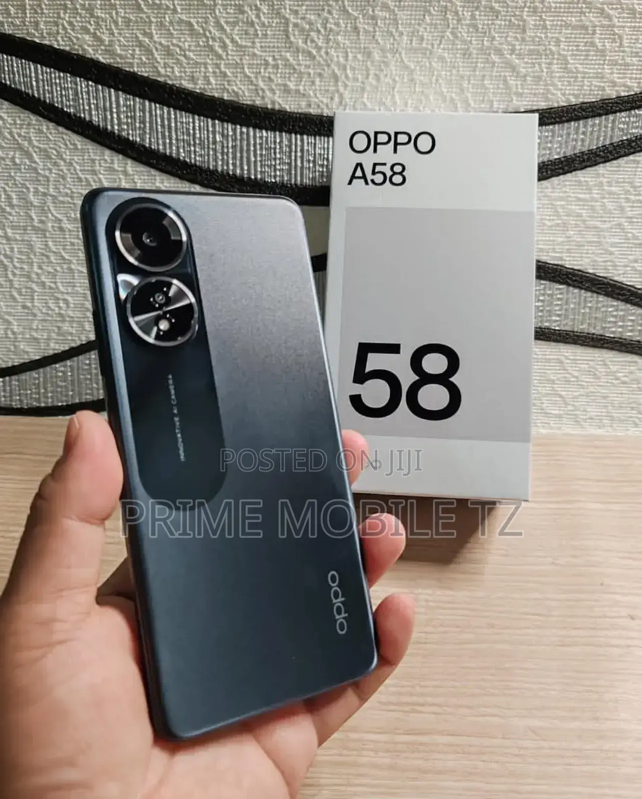 New Oppo A58 128 GB Black
