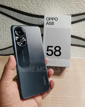 New Oppo A58 128 GB Black
