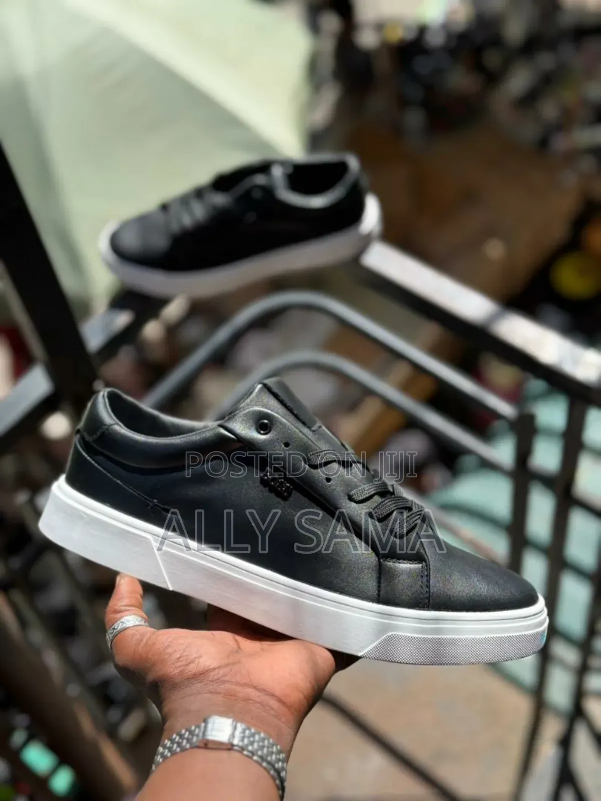 Men's Sneakers Boss Material Leather
