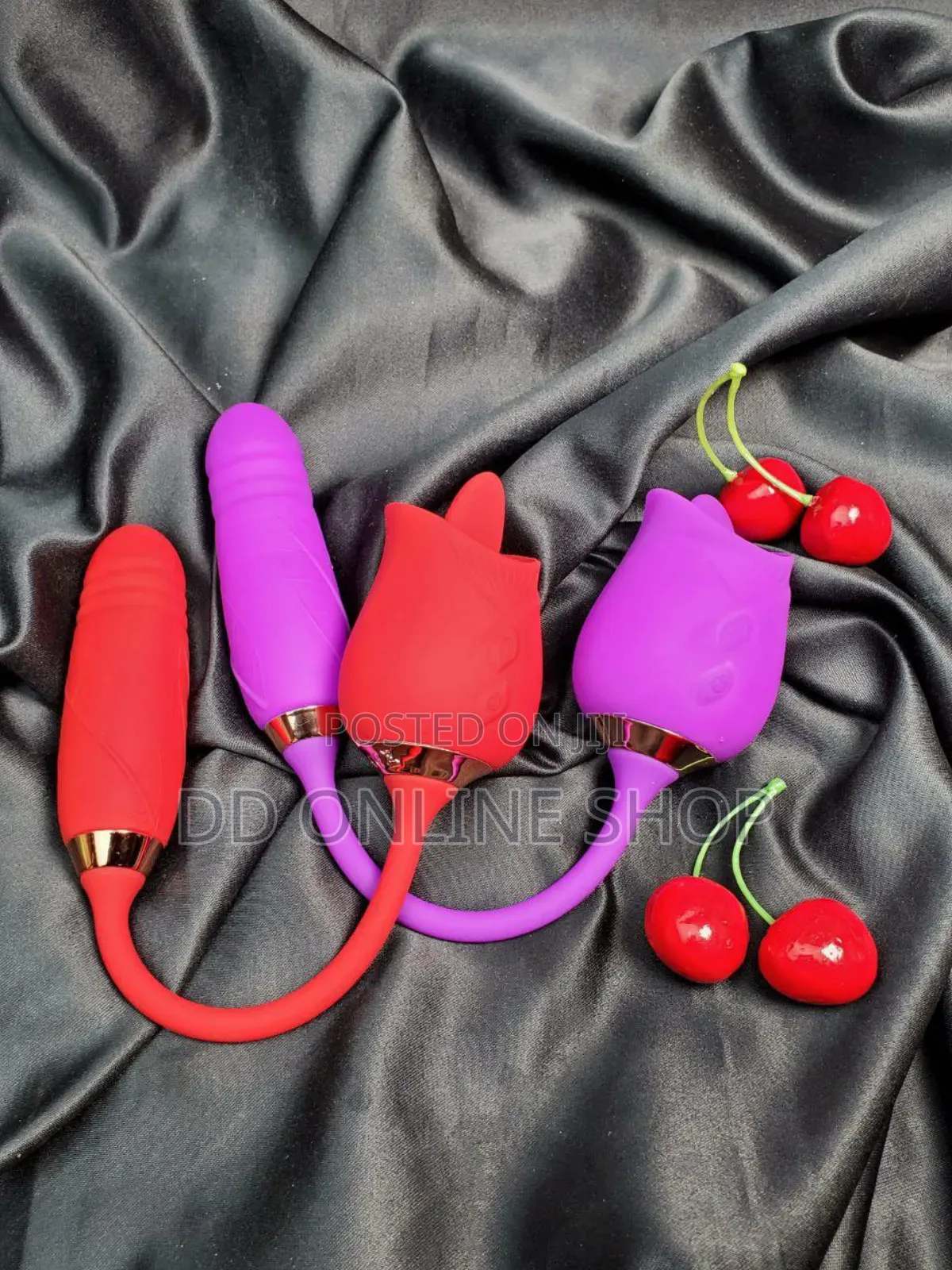Rose Vibrator Sex Stimulator for Women 4 in 1clitorislicking