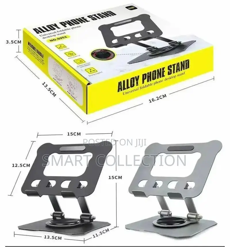 Alloy Universal Foldable. Phone Desktop Stand