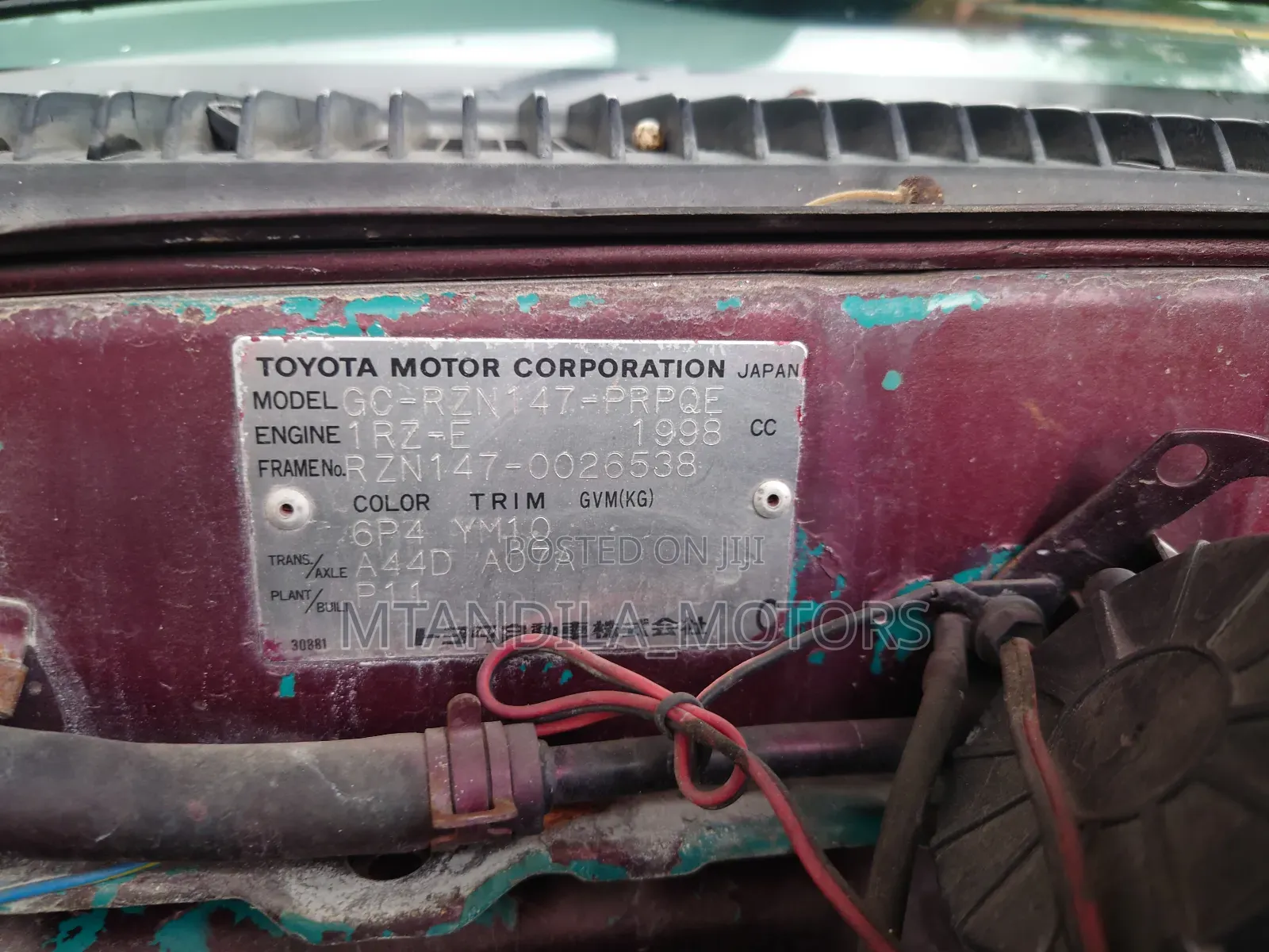 Toyota Hilux 2000 Purple