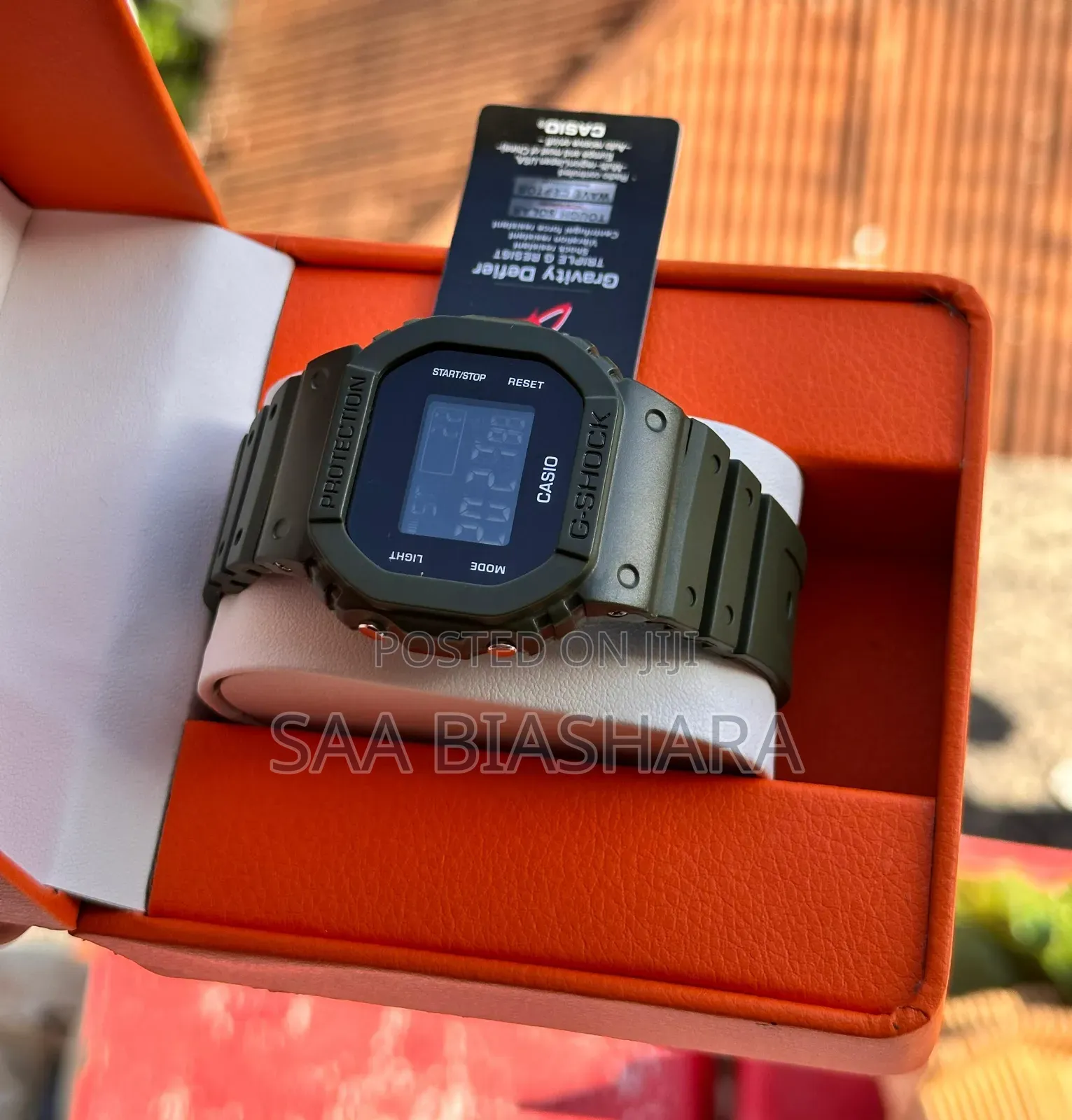 G Shock Casio Chambou Black