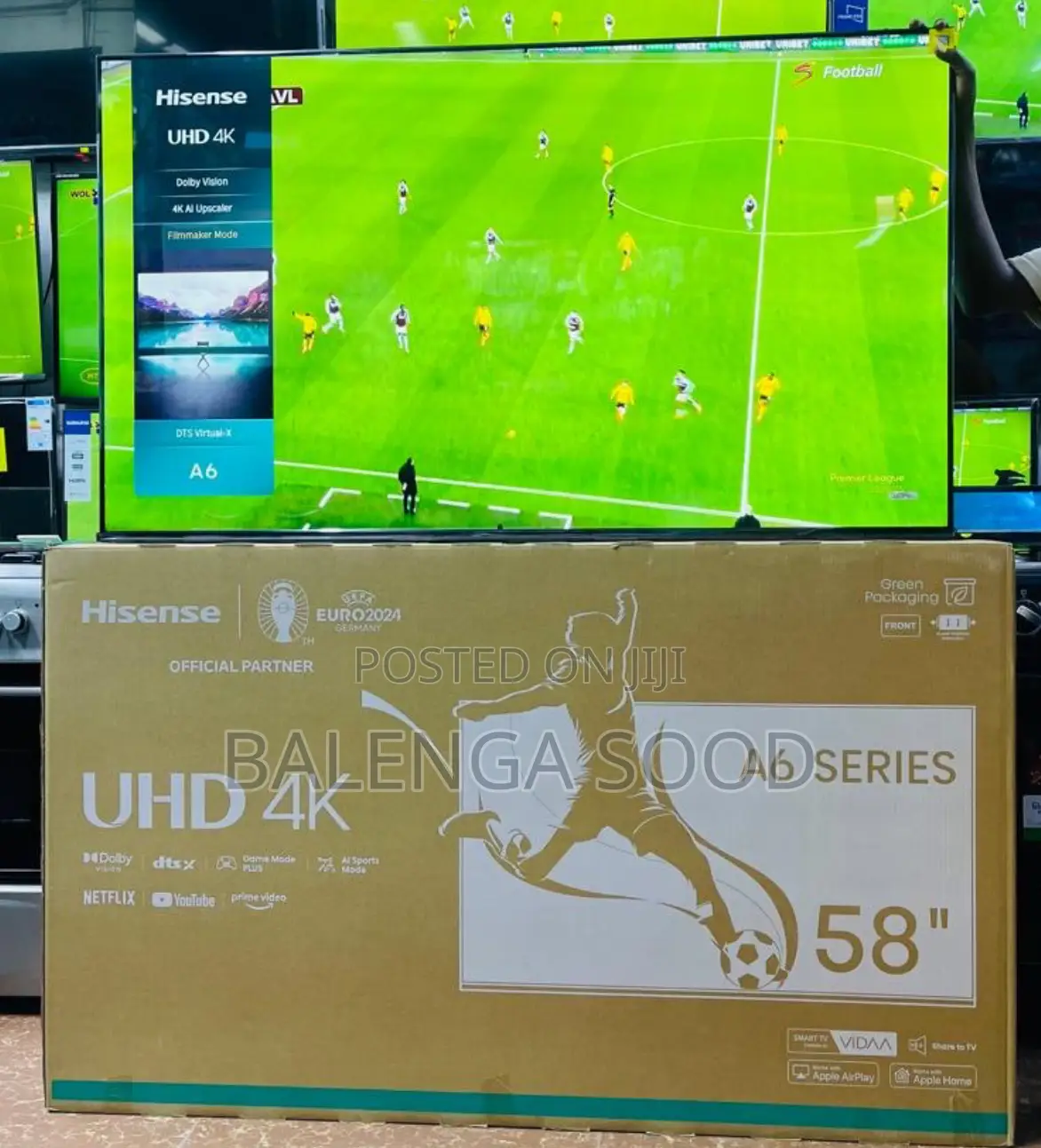 Hisense Smart Uhd Tv Inch 58+Bluetooth