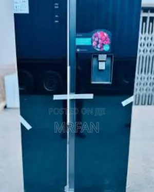 Hisense Refrigerator Side by Side 514l Rs518 Black