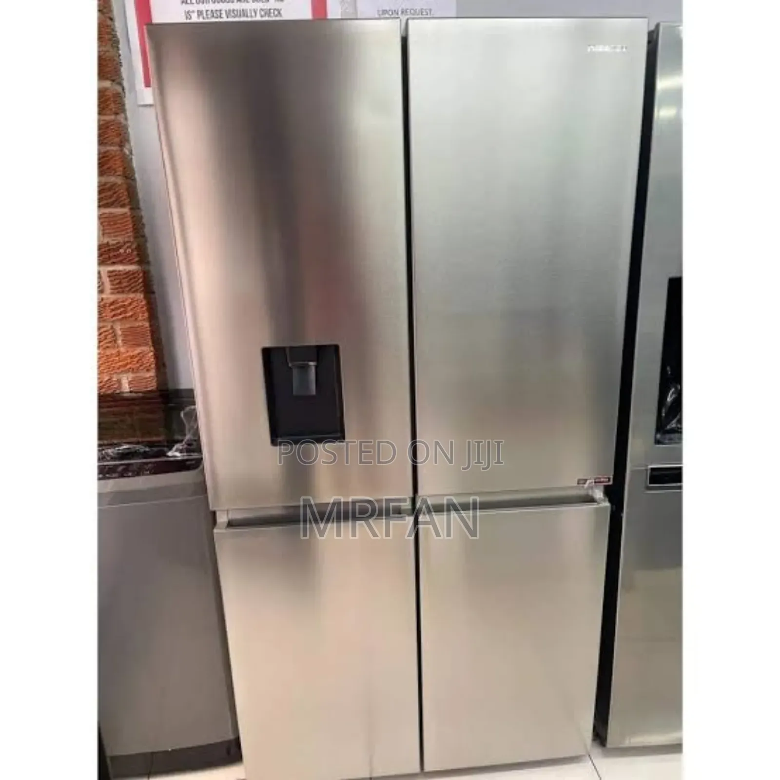Hisense H750fs Side by Side 583l Refrigerator