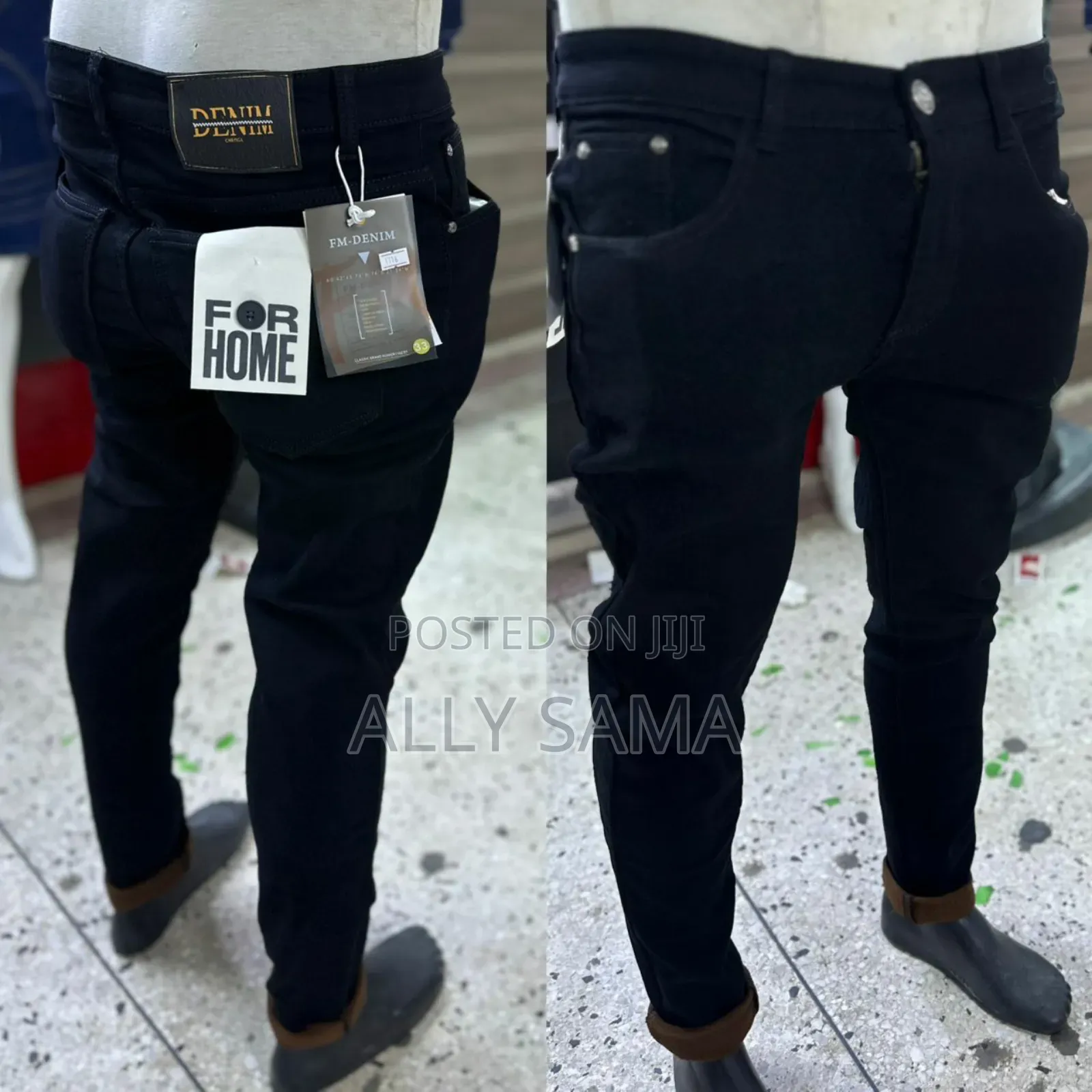 Men's Jeans Full Black Quality