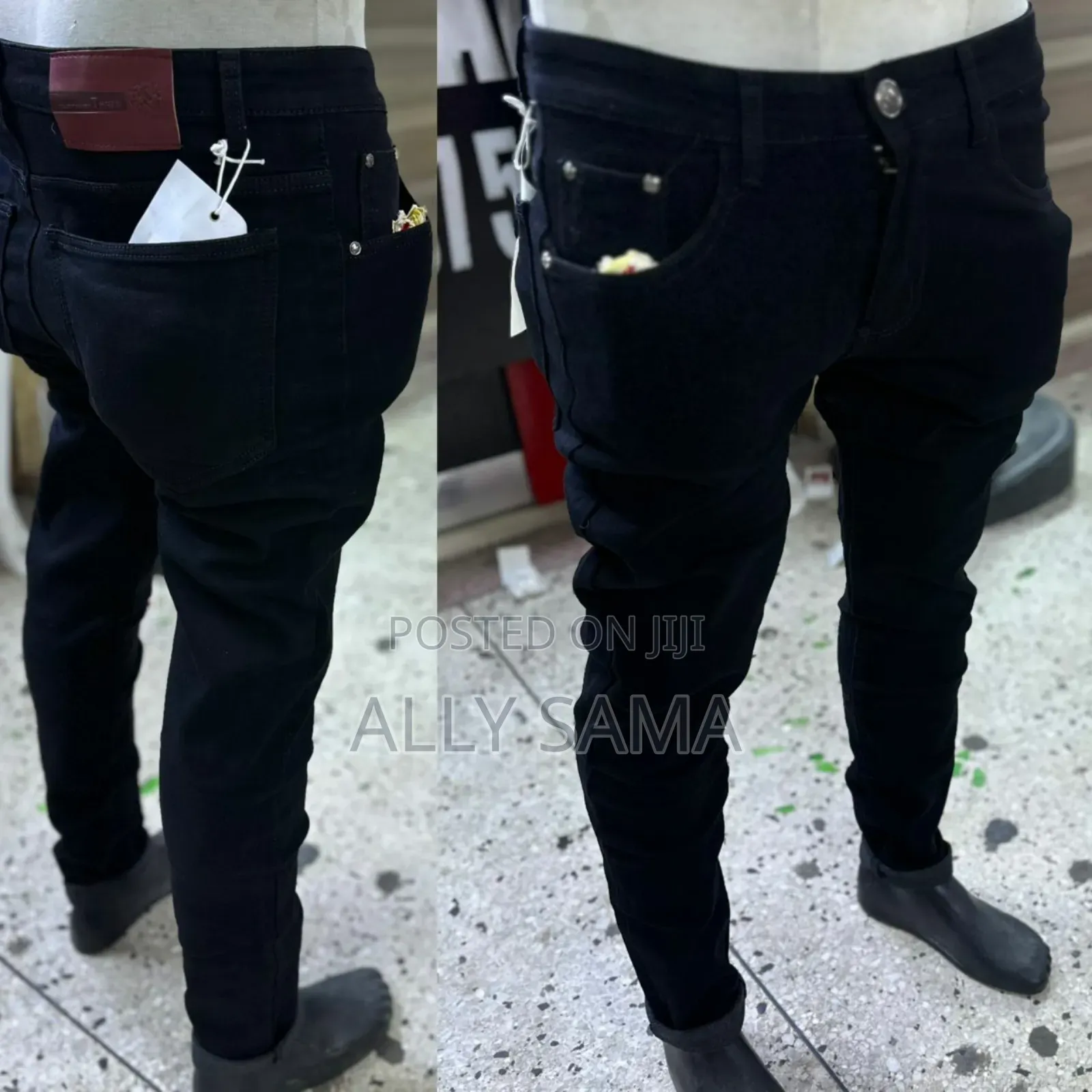 Men's Jeans Full Black Quality