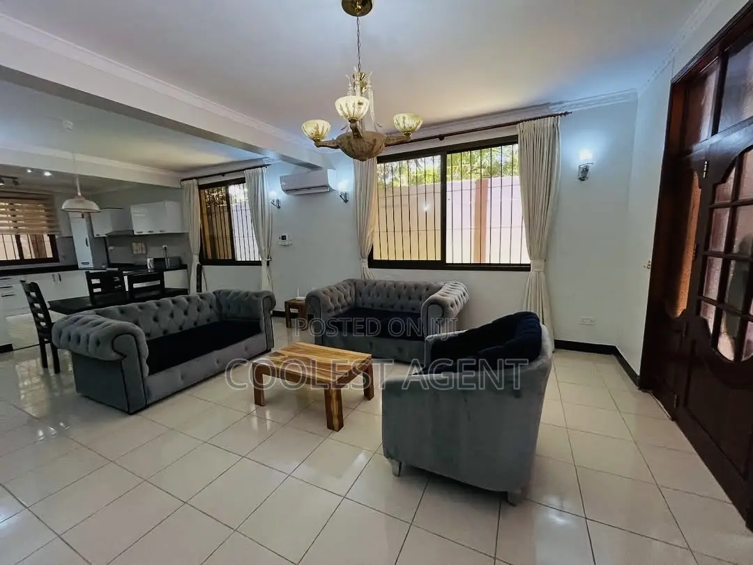 Furnished 3bdrm Villa in Coolest Estate, Masaki for rent