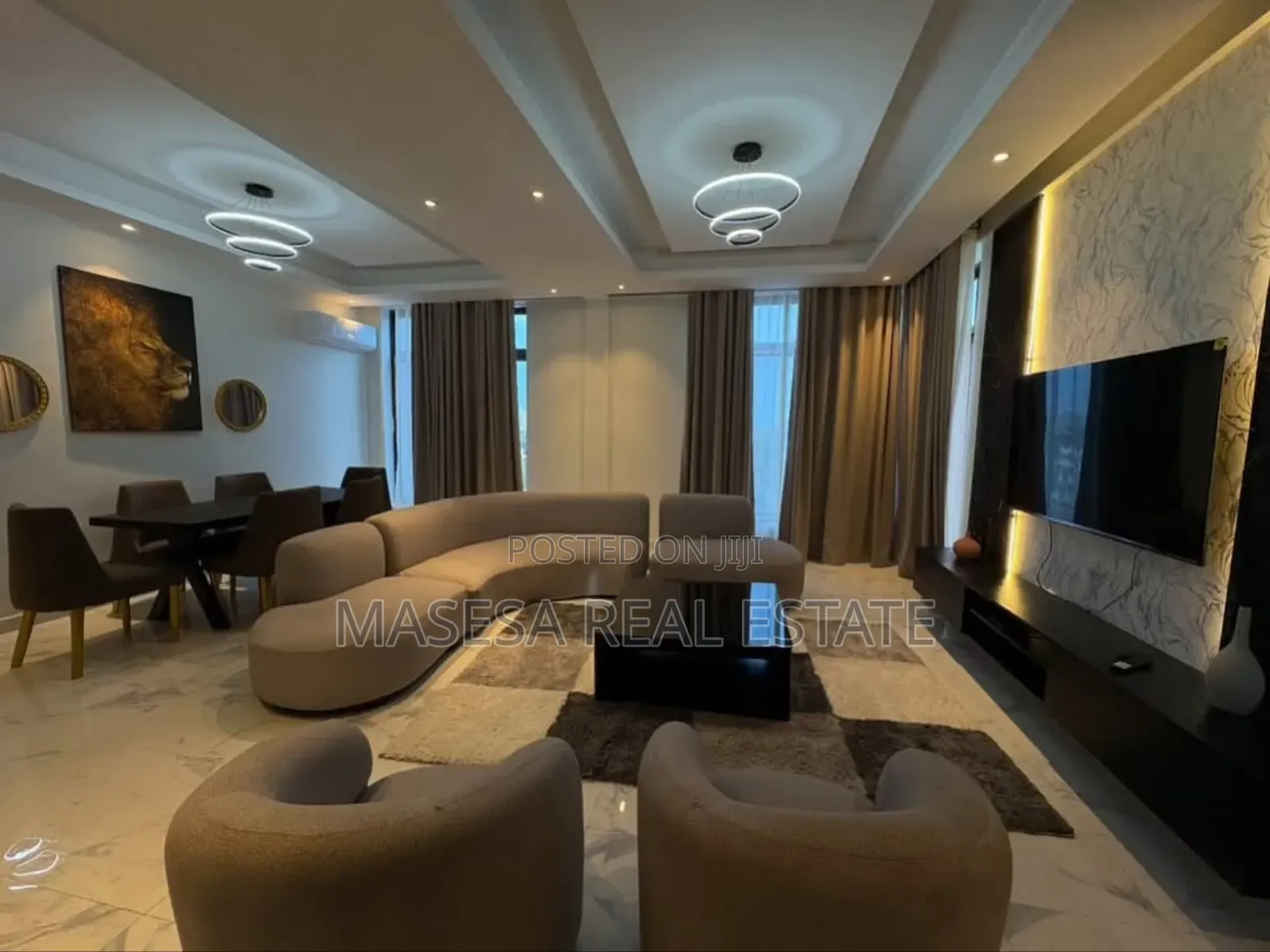 Furnished 3bdrm Apartment in Mikocheni for rent