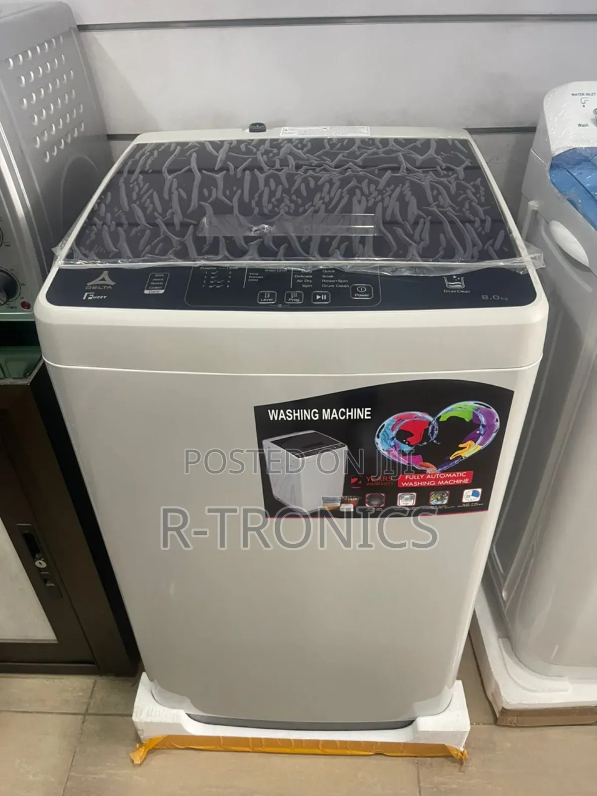 Delta Washing Machines 8kg Automatic Top Load DTLG-008