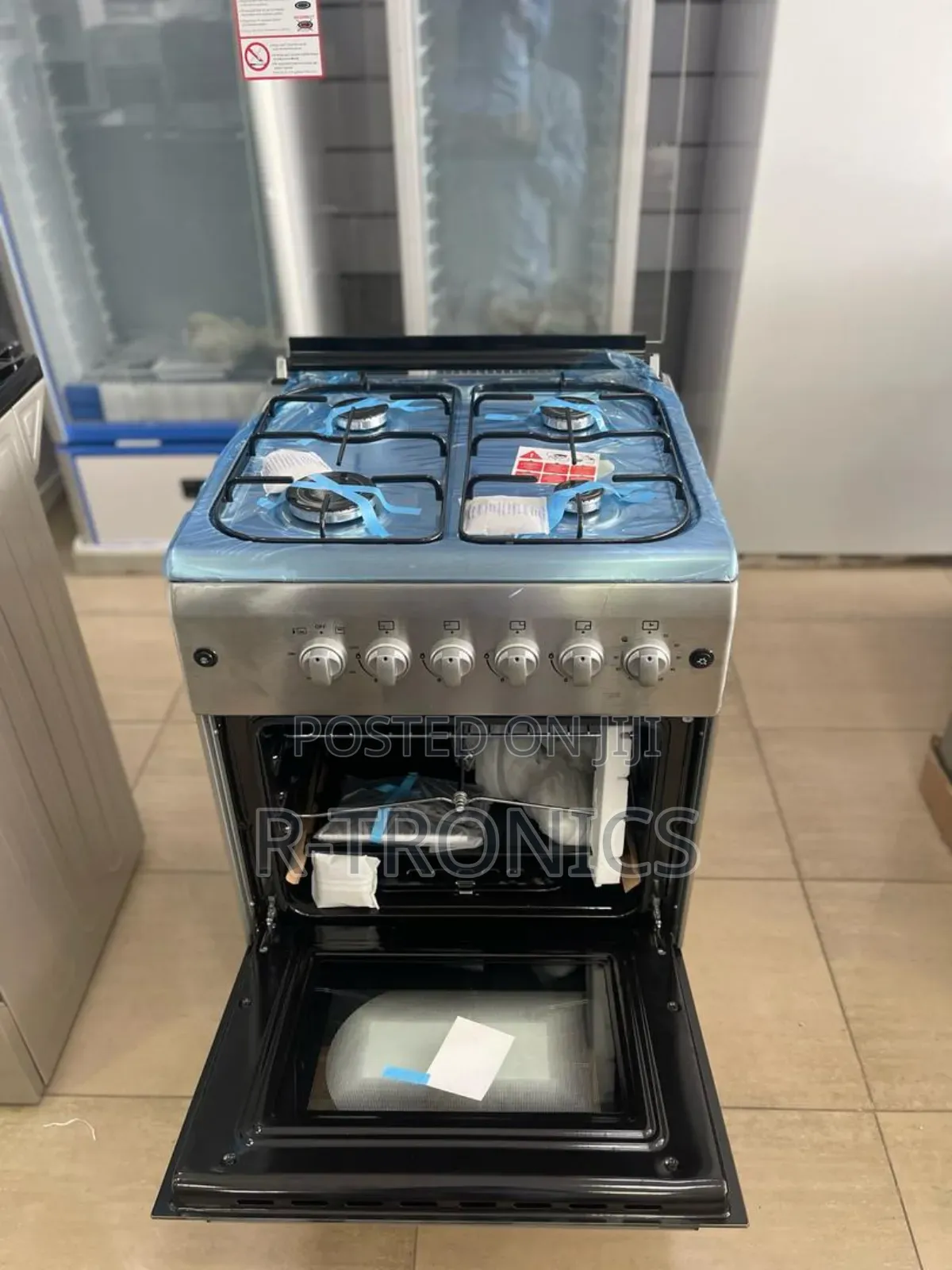 Westpoint Cooker 60x60cm Full Gas 4 Gas Burners Auto Inox