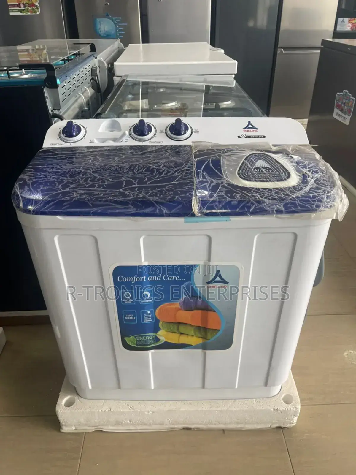 Delta Washing Machines 7kg Manual Top Load Twin