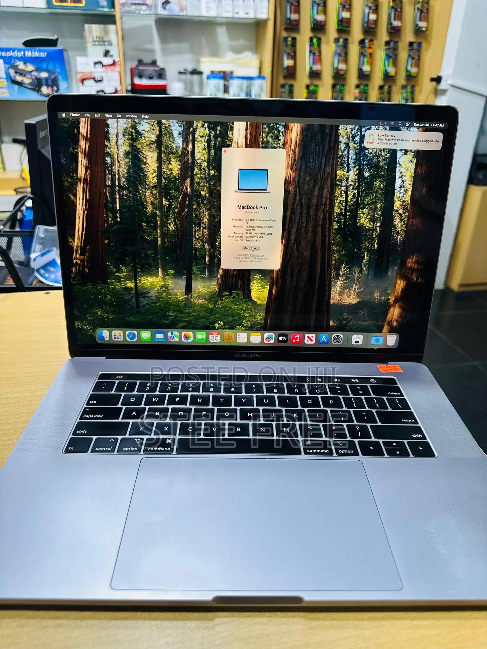 Laptop Apple MacBook Pro 2019 64GB Intel Core I9 SSD 1T