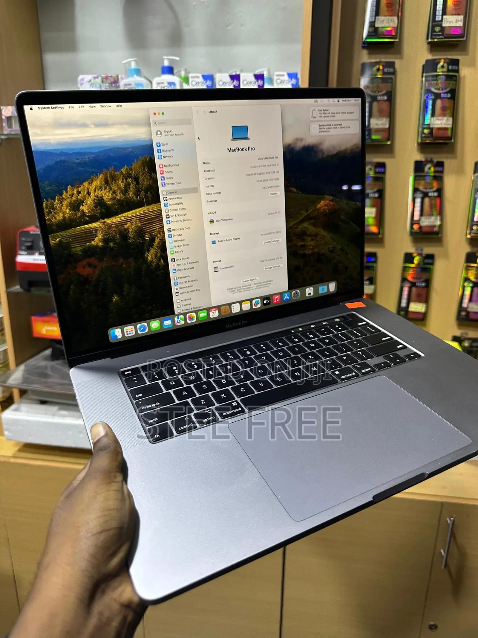Laptop Apple MacBook Pro 2019 64GB Intel Core I9 SSD 1T