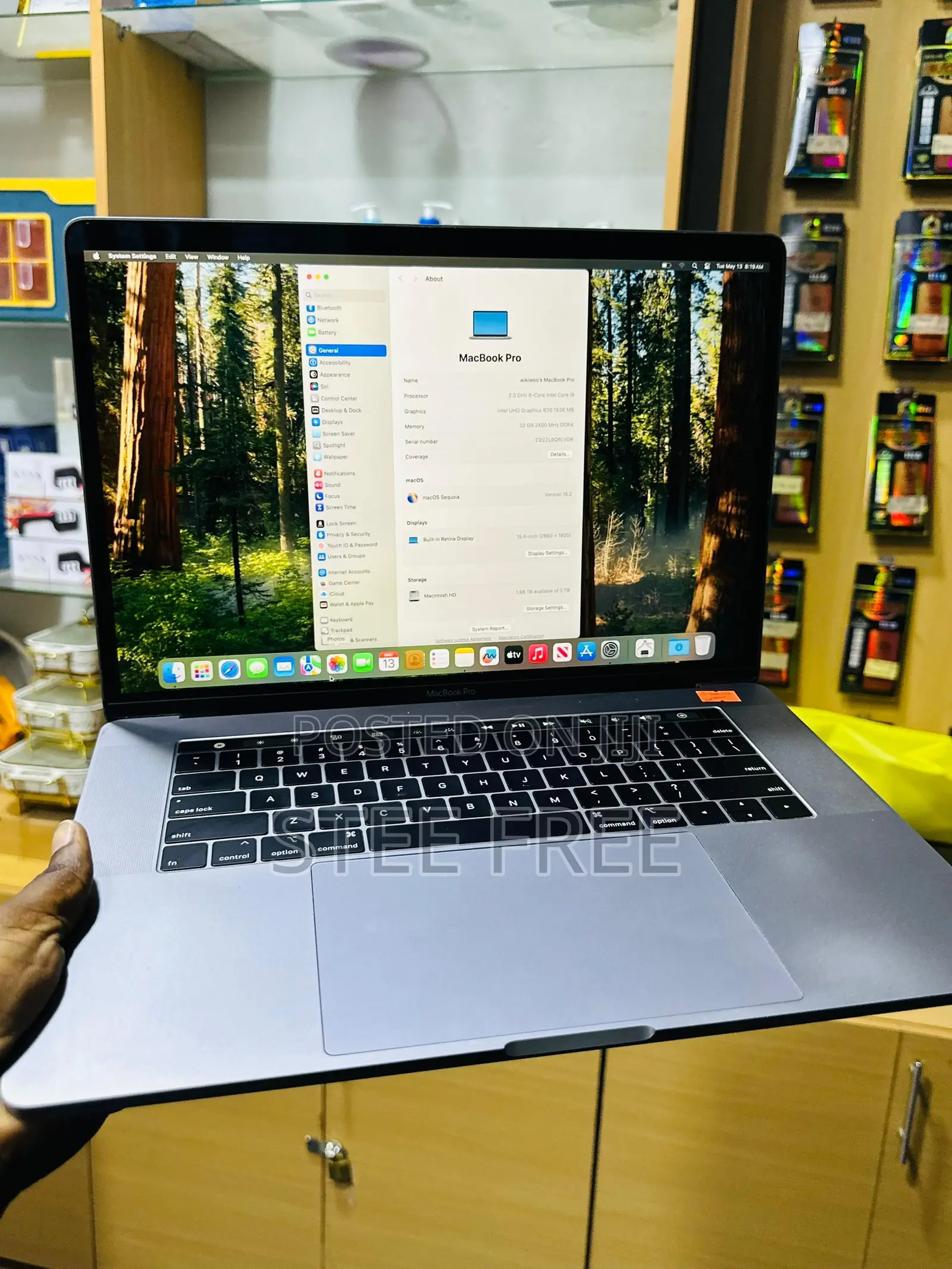 Laptop Apple MacBook Pro 2019 32GB Intel Core I9 SSD 512GB
